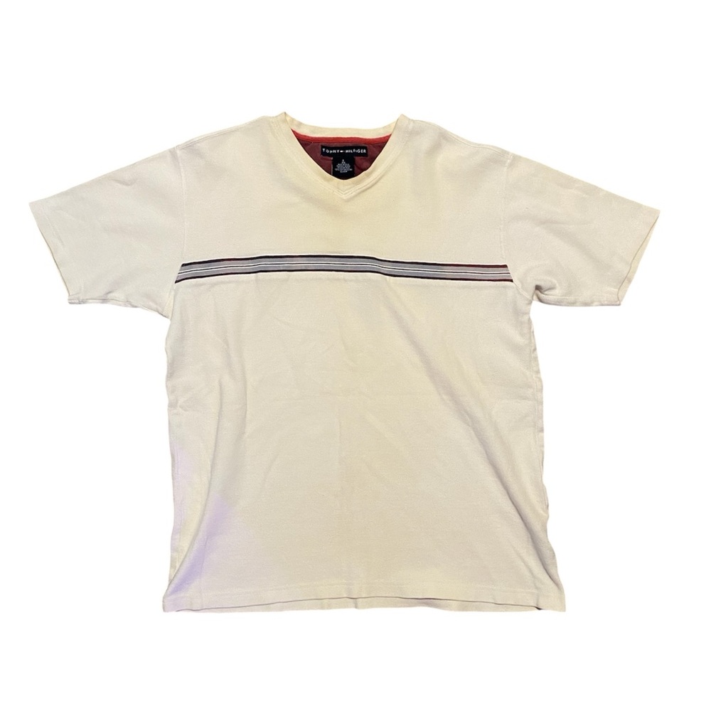 Tommy Hilfiger Cream Short Sleeve Tee
